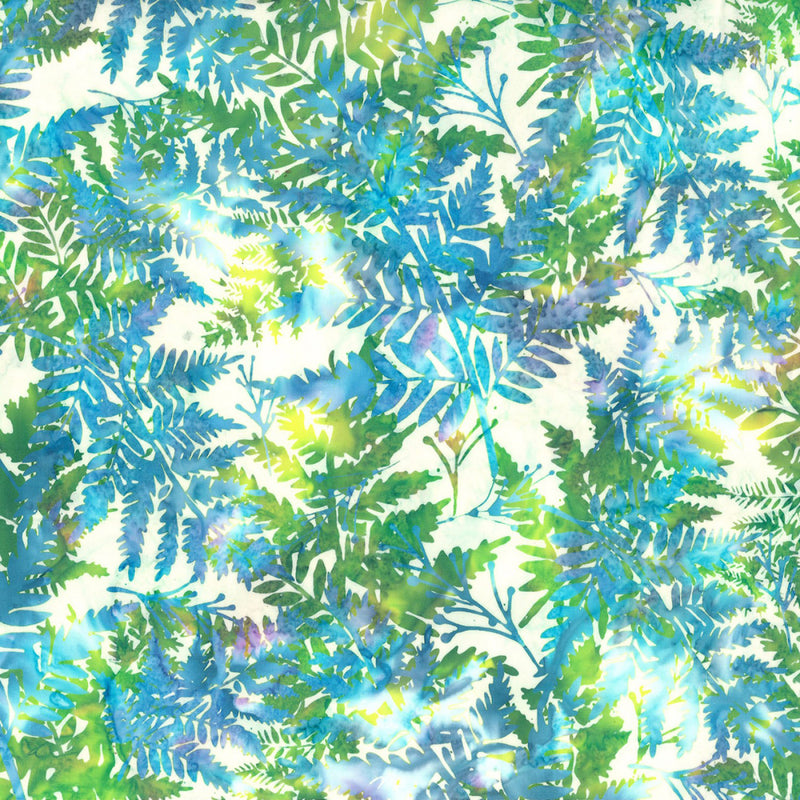 Sun Kissed Batik V2518-271 Parakeet by Hoffman Fabrics