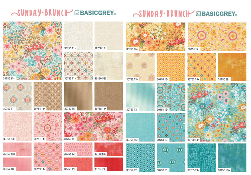 Sunday Brunch Charm Pack 30750PP by BasicGrey for Moda