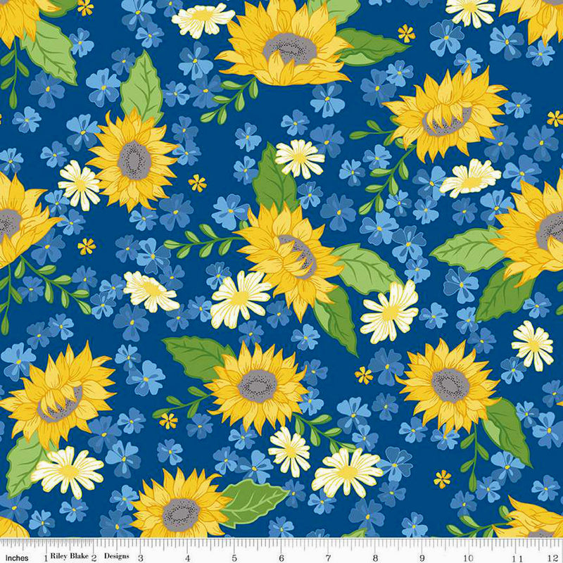 Sunny Skies C14630-DUSK Main by Jill Finley for Riley Blake Designs