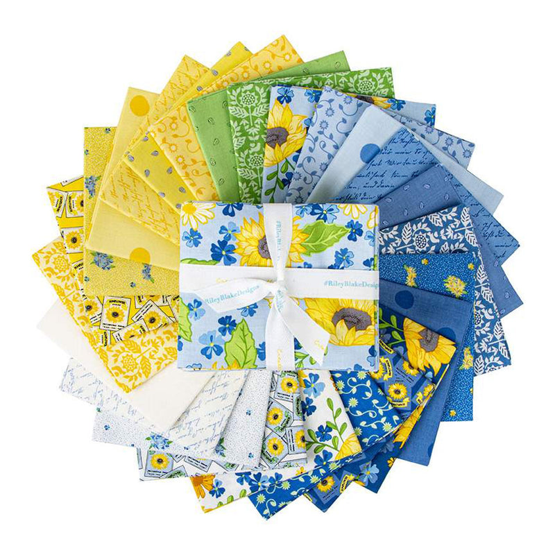 Sunny Skies Fat Quarter Bundle FQ-14630-25 by Jill Finley for Riley Blake Designs