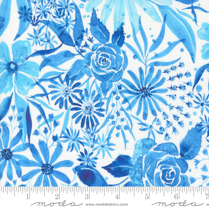 Sunshine & Blue Skies 39824-14 Water by Create Joy Project for Moda