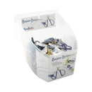 Packaging of Super Snips mini scissors with branding on a white background