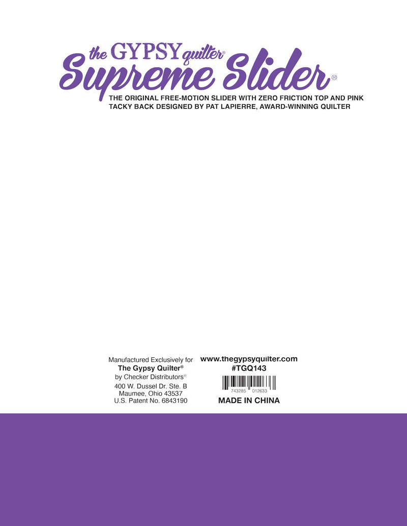 Supreme Slider - Standard Size