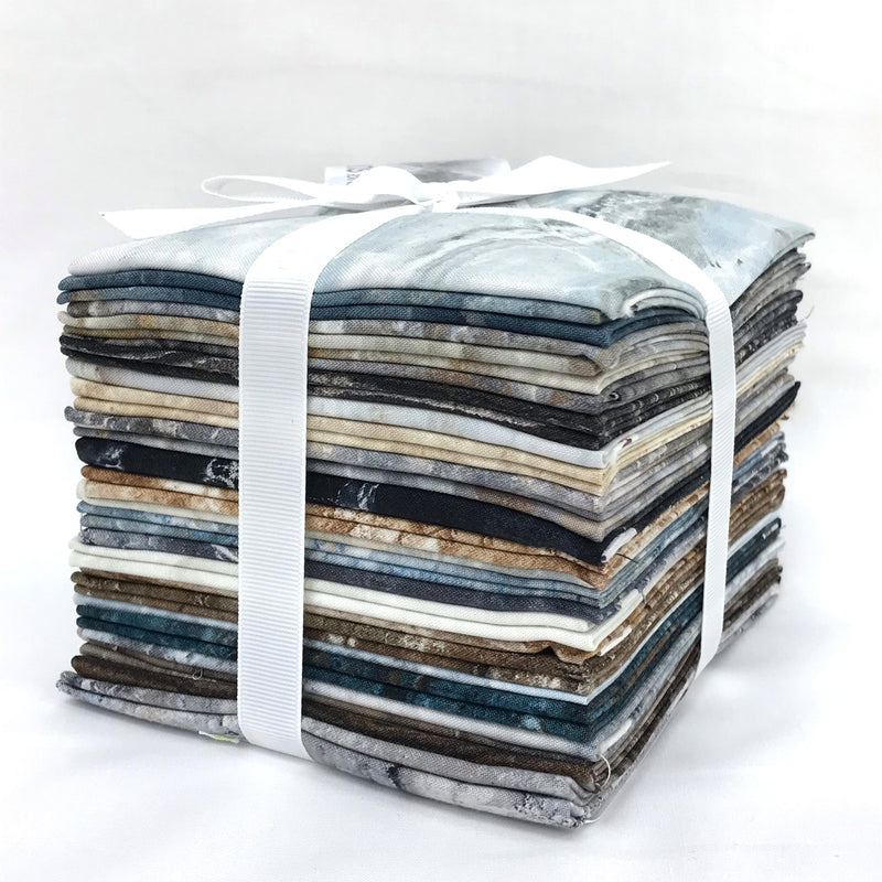 Surfaces - Stonehenge Fat Quarter Bundle FQSURFACE24-10 by Deborah Edwards for Northcott