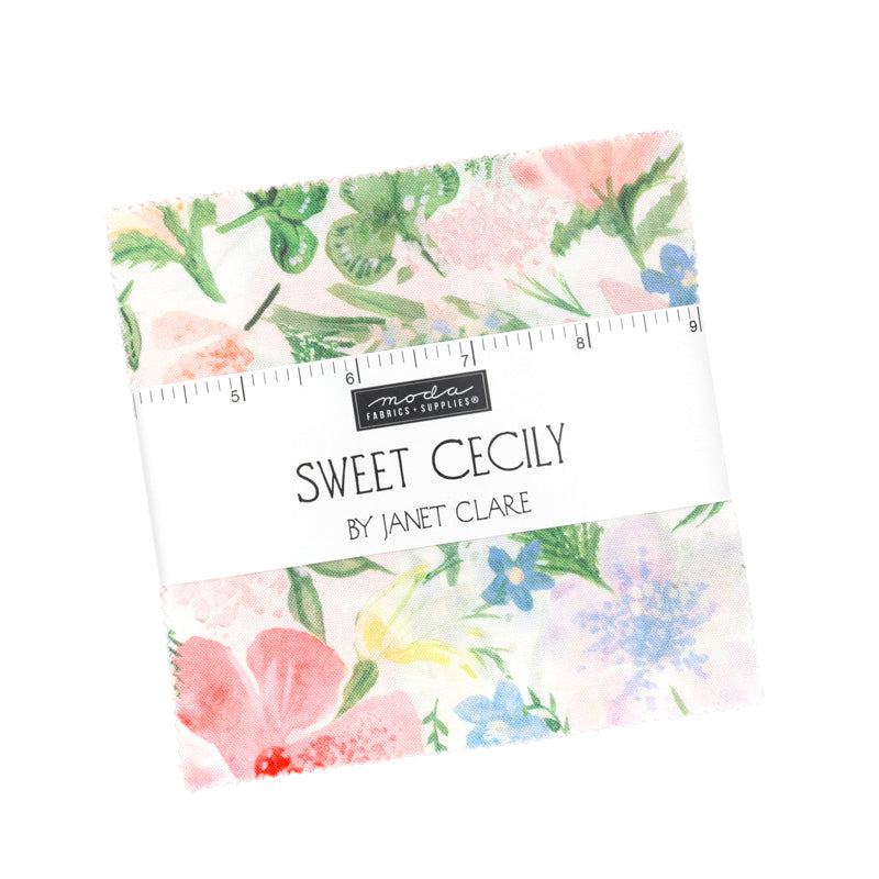 Sweet Cecily Charm Pack 24640PP by Janet Clare for Moda