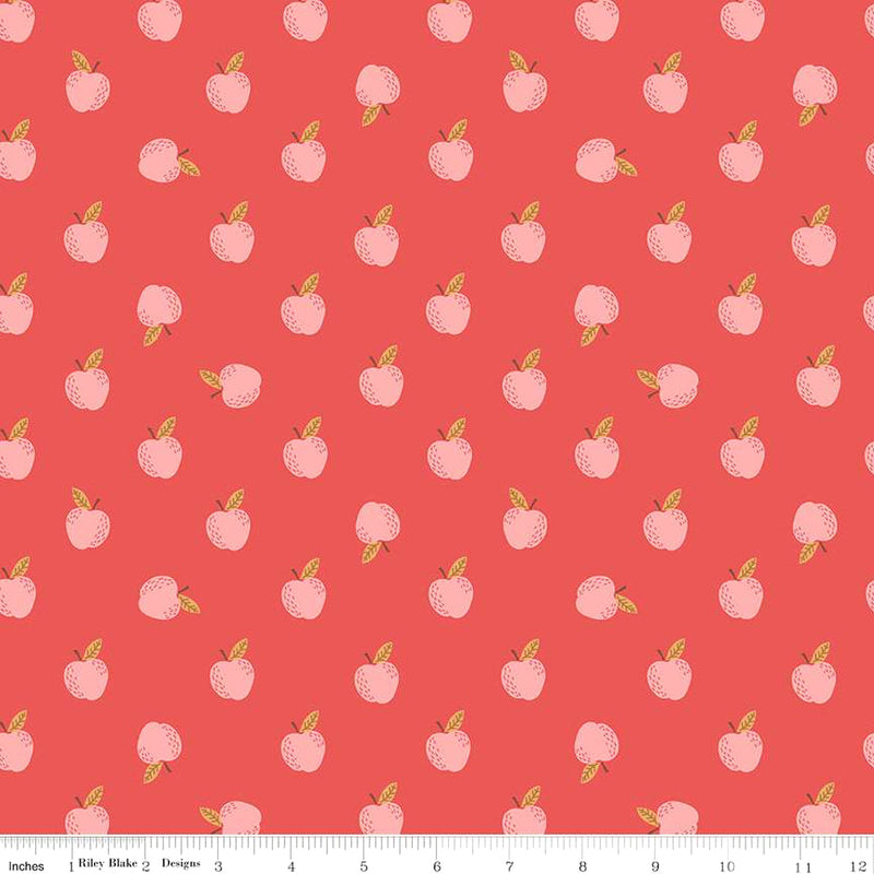 Sweetbriar C14023-PAPRIKA Apples by Rachel Erickson for Riley Blake Designs