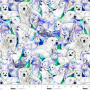 Tales of the Tundra 8509-52 Amethyst by Katy Lipscomb for Studio e Fabrics.