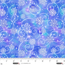 Tales of the Tundra 8514-75 Cyan/Lavender by Katy Lipscomb for Studio e Fabrics.