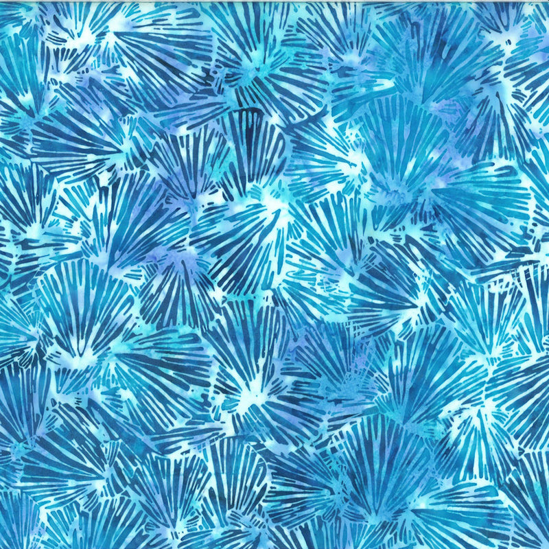 Tangled in Taffy Batik U2481-136 Peacock by Hoffman Fabrics