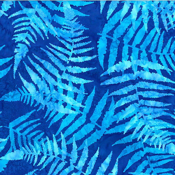 Tangled in Taffy Batik U2485-261 Blue Jay by Hoffman Fabrics