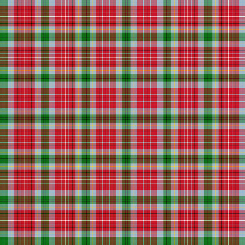 Tartan Traditions of Canada W25573-24 British Columbia Red Multi by NC Studio for Northcott