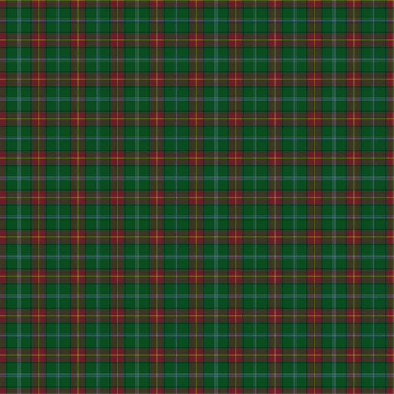 Tartan Traditions of Canada W25576-76 Manitoba Green Multi by NC Studio for Northcott