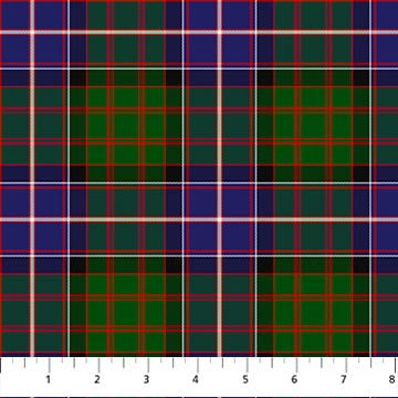 Tartan Traditions of Canada W25577-76 Ontario Green Multi by NC Studio for Northcott