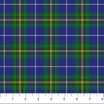 Tartan Traditions of Canada W25580-44 Nova Scotia Blue Multi by NC Studio for Northcott