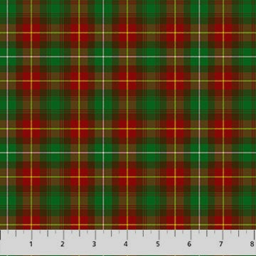 Tartan Traditions of Canada W25581-74 PEI Green Multi by NC Studio for Northcott