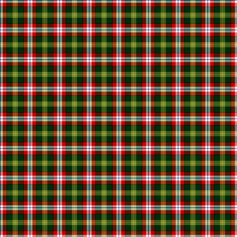 Tartan Traditions of Canada W25583-76 NW Territories Green Multi by NC Studio for Northcott