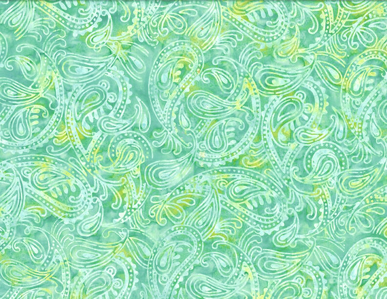 Tealing Good Pattern Tealing Good Batik 1400 22268 417 Lt Blue Double Paisley