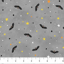 The Boo Crew 28204-96 Gray Multi Bat Toss by Northcott Studio for Northcott.