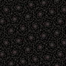 The Botanist 90879-99 Black Roses by Pippa Shaw for FIGO Fabrics