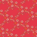 The Flower Fields Flannel F85908a Charming Arbor Hibiscus by Maureen Cracknell for Art Gallery Fabrics
