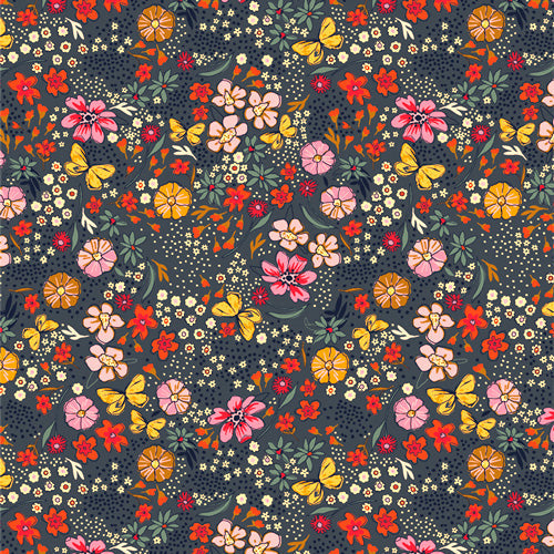 The Flower Fields FLF85910 Floral Abundance Shade by Maureen Cracknell for Art Gallery Fabrics