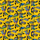 The Four Seasons 29027-52 Loons Yellow Multi by Mark Anthony Jacobson for Northcott