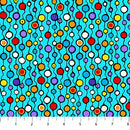 The Four Seasons 29032-64 Multi Dots Turq Multi by Mark Anthony Jacobson for Northcott