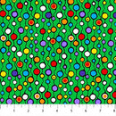 The Four Seasons 29032-74 Multi Dots Green Multi by Mark Anthony Jacobson for Northcott