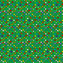 The Four Seasons 29032-74 Multi Dots Green Multi by Mark Anthony Jacobson for Northcott