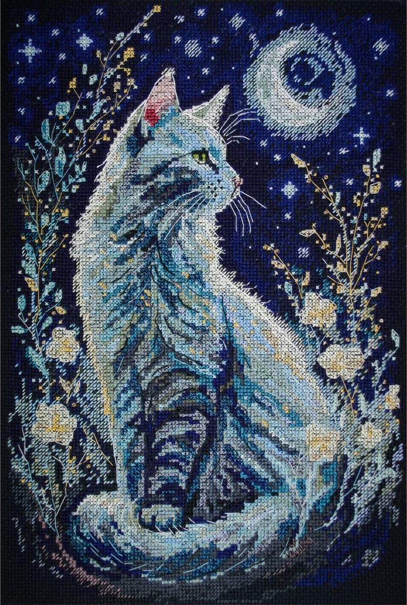 the night guest cross stitch kit by abris art ah-197