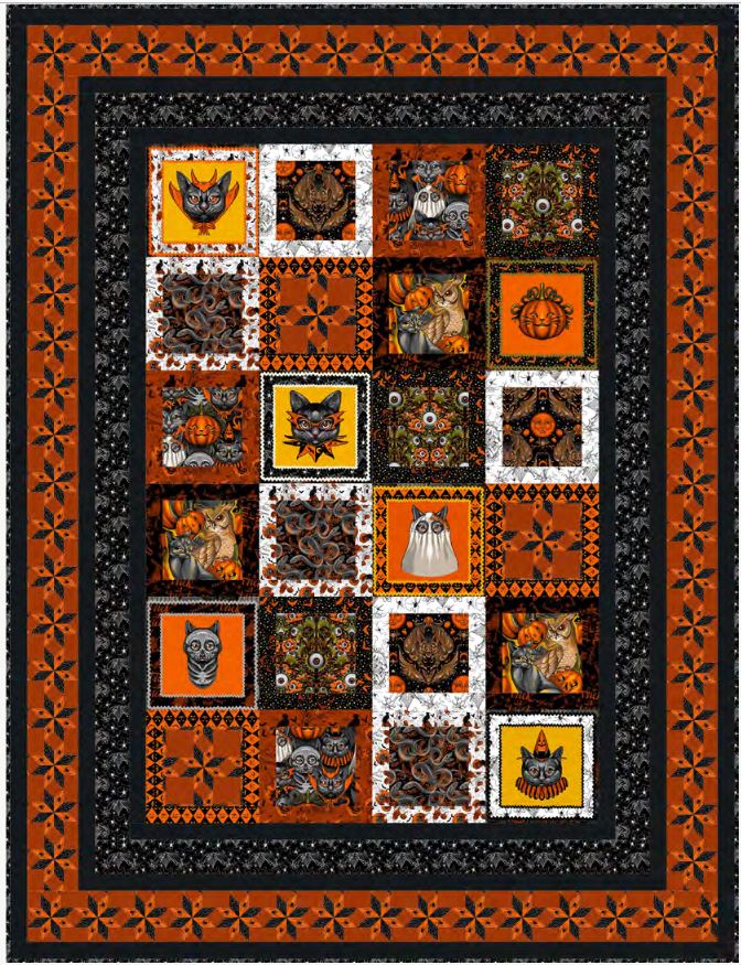 Spooky Quilt Pattern The Spooky Bunch Free PDF Quilt Pattern