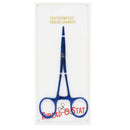 Thread-O-Stat Featherweight Thread Grabber - Blue on cardboard packaging