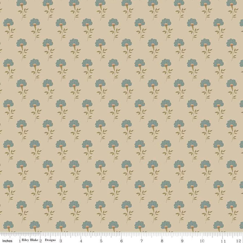 Threads of Grace C16821-TAUPE Flora by Kassidy Grace for Riley Blake Designs