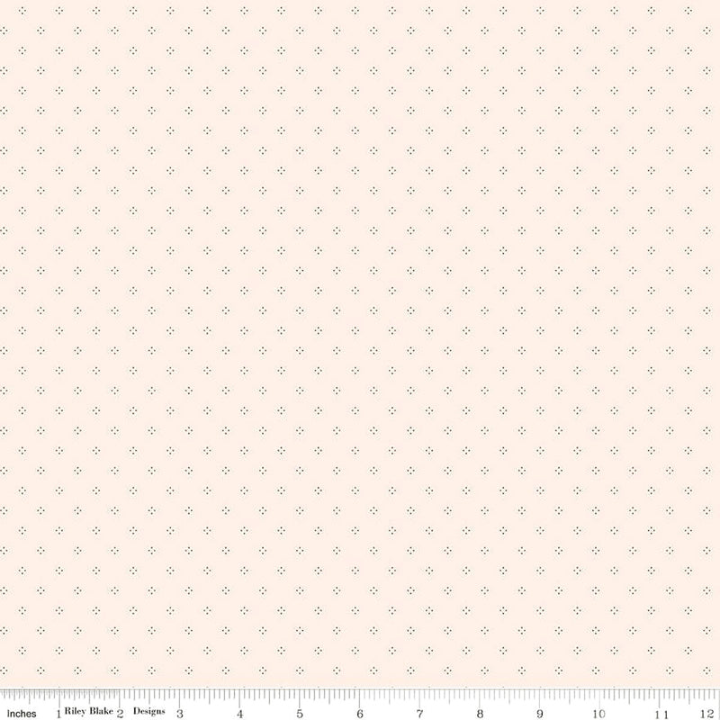Threads of Grace C16826-LATTE Dots by Kassidy Grace for Riley Blake Designs