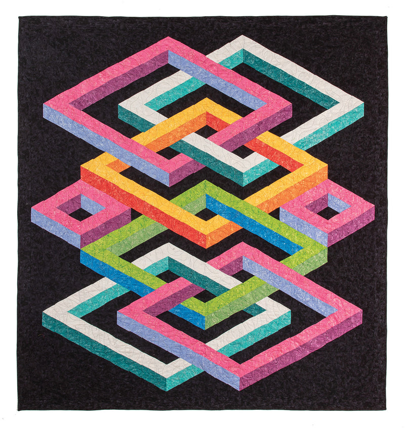 3-D Illusion Quilts Simplified Ruth Ann Berry C & T Publishing Close Up Picture 11594