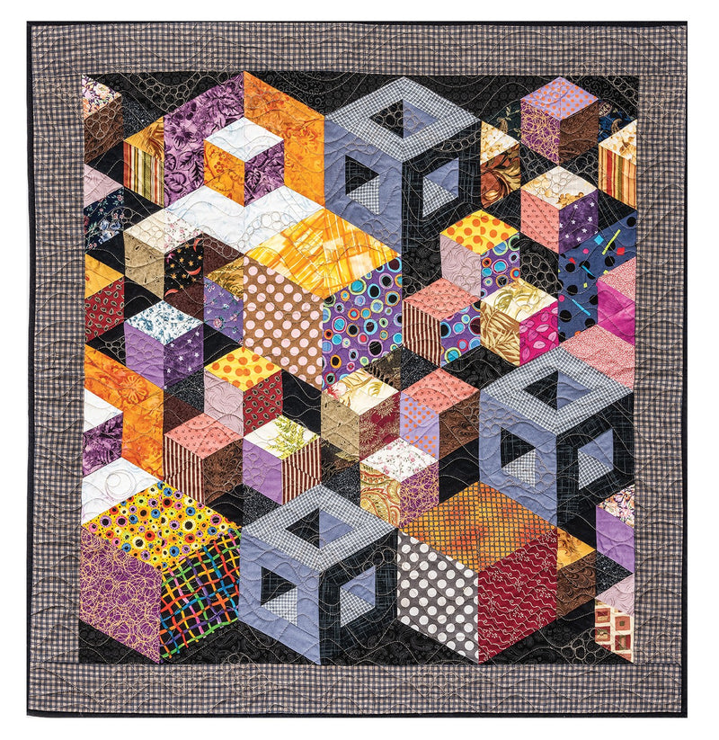 3-D Magic! Simple Blocks, Striking Quilts Marci Baker Sara Nephew C & T Publishing Close Up Picture 11388