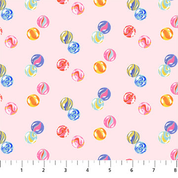 Thrift Shop 90763-20 Pink Marbles by Louise Pretzel for FIGO Fabrics