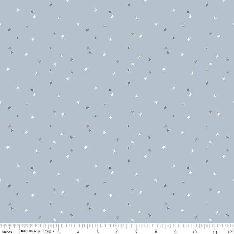 Till The Cows Come Home Flannel F16114-SKY by RBD Designers.