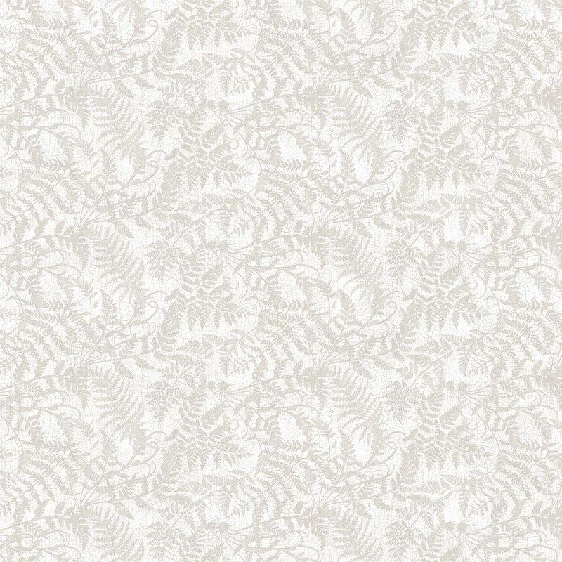 Timberland Trail Flannel F25014-11 Cream Tonal Fern by Linda Ludovico for Northcott