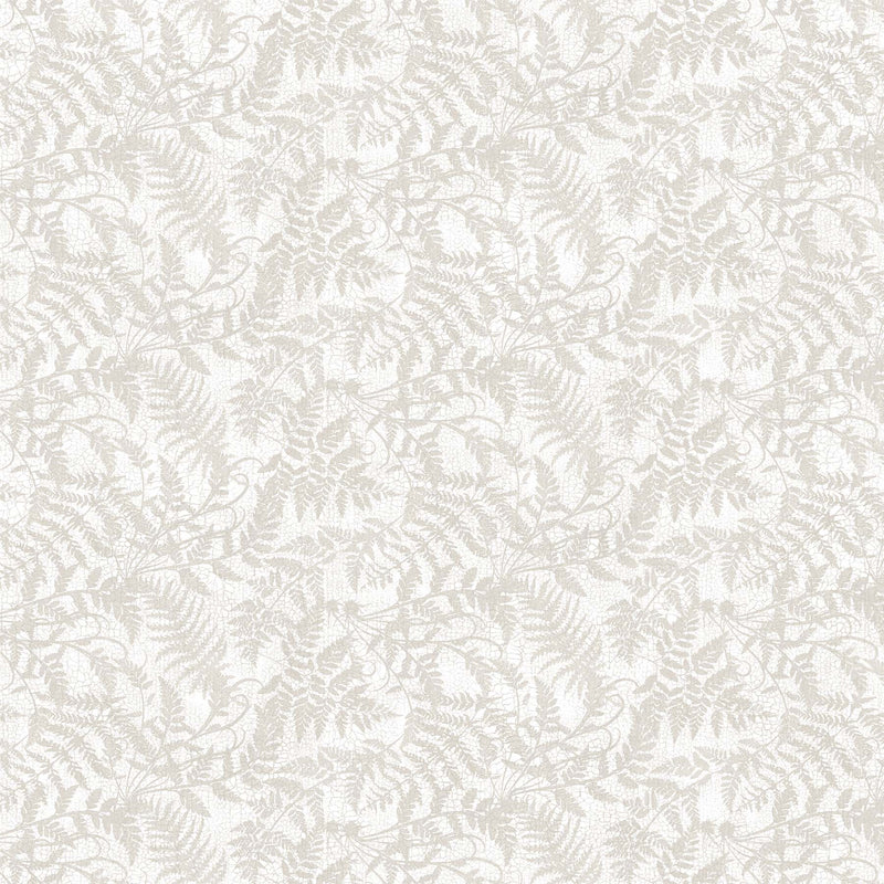 Timberland Trail Flannel F25014-11 Cream Tonal Fern by Linda Ludovico for Northcott