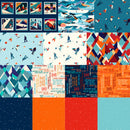 Timeless Trails Fat Quarter Bundle TTRAFQ by FootePrint Art for P&B Textiles.