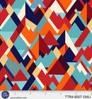 Timeless Trails TTRA6007-OMU Mountain Geo by FootePrint Art for P&B Textiles.