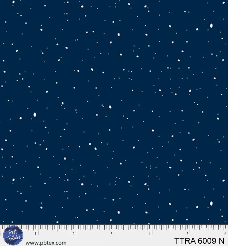 Timeless Trails TTRA6009-N Snow Flurries by FootePrint Art for P&B Textiles.