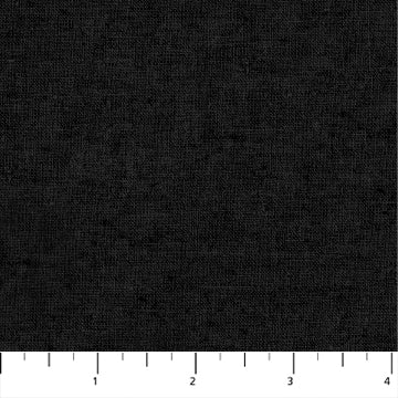 Tint CL90450-99 Black 55% Linen 45% Cotton by FIGO Studio for FIGO Fabrics.