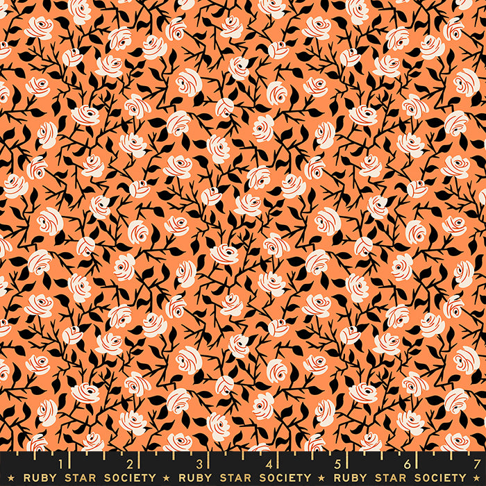 Tiny Frights RS5119 13 Brambling Rose Pumpkin by Melody Miller of Ruby Star Society for Moda.