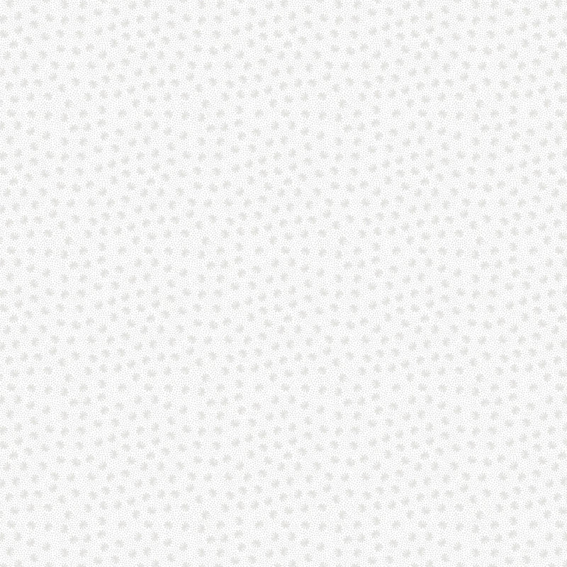 Tiny Tonals TT21.1 Tiny dotty floral white on white by Lewis & Irene