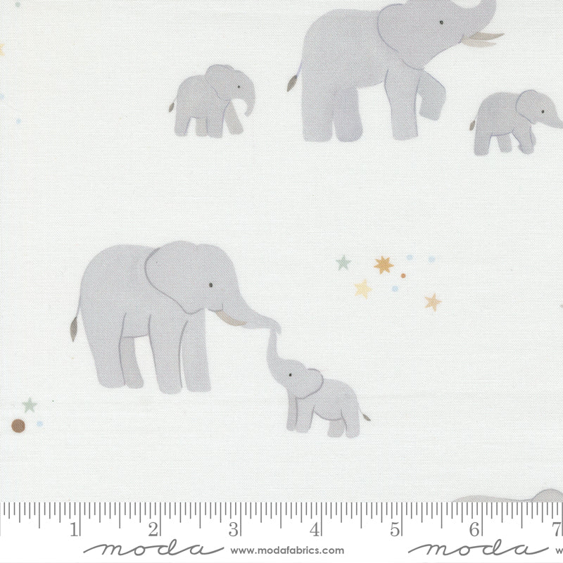 To The Moon And Back 25900-11 Dove by Paper & Cloth for Moda.