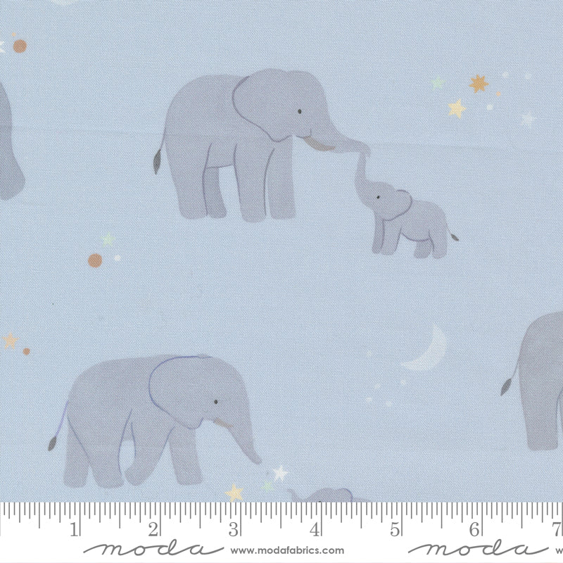 To The Moon And Back 25900-14 Sky by Paper & Cloth for Moda.