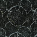 Tonga Valley Blossom Batik TONGA-B8788 IRON Sonic Star & Rings by Judy &amp; Judel Niemeyer for Timeless Treasures.