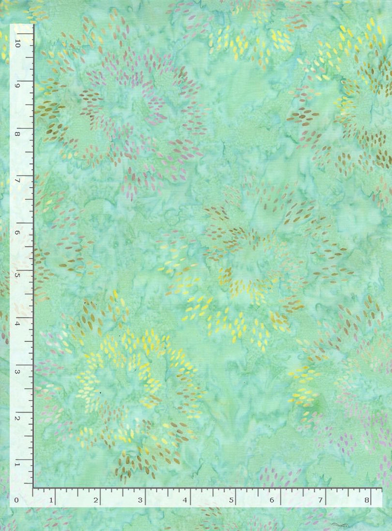 Tonga Mini Gulf Coast Batik TONGA-B6165 SURF Star Drops by Judy and Judel Niemeyer for Timeless Treasures